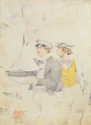 Jeunes membres du Yacht Club, 1853